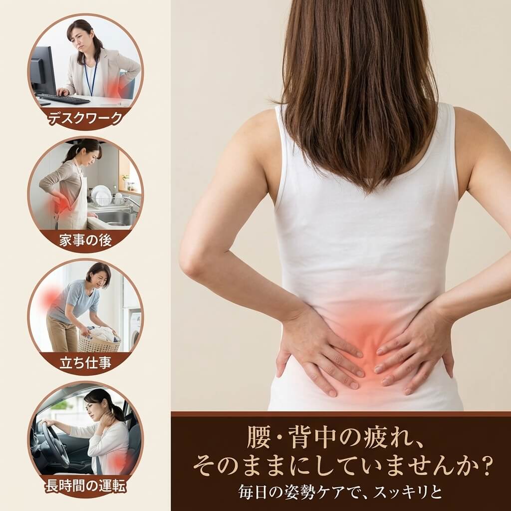 寝るだけ!腰・背中ストレッチャー