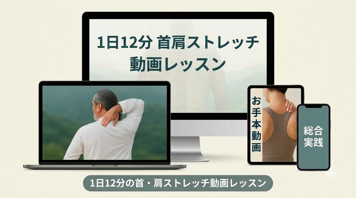 1日12分 首肩ストレッチ動画レッスン