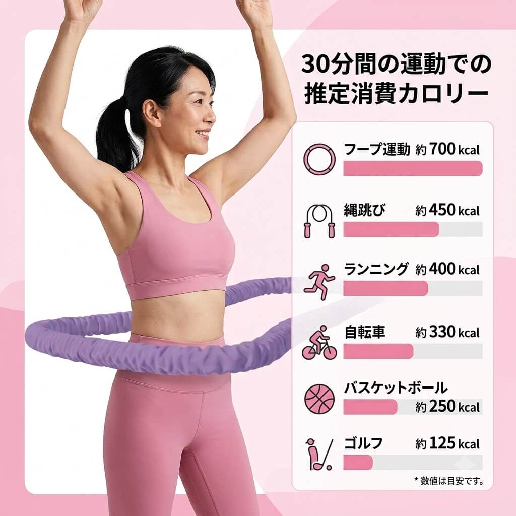 やわらか巻き 重りフィットネスフープ