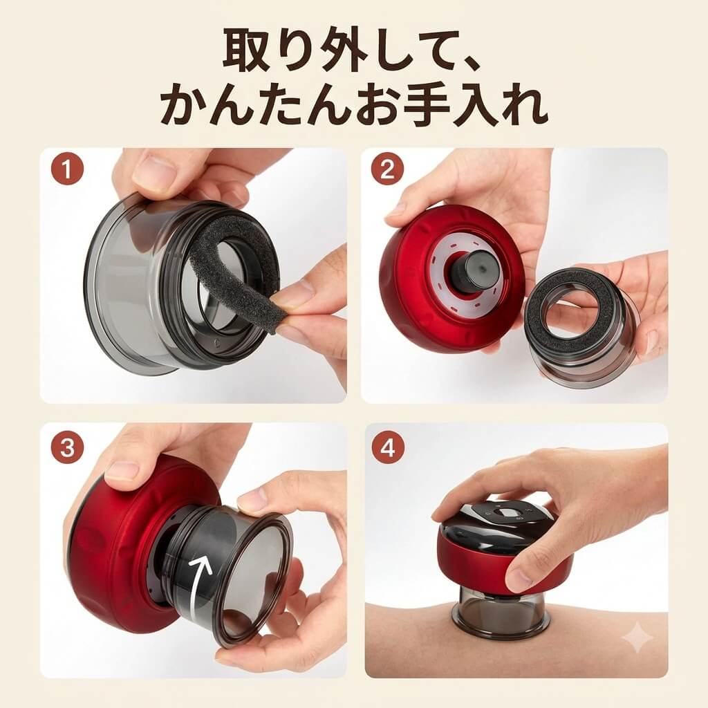 温感カッピング美容器