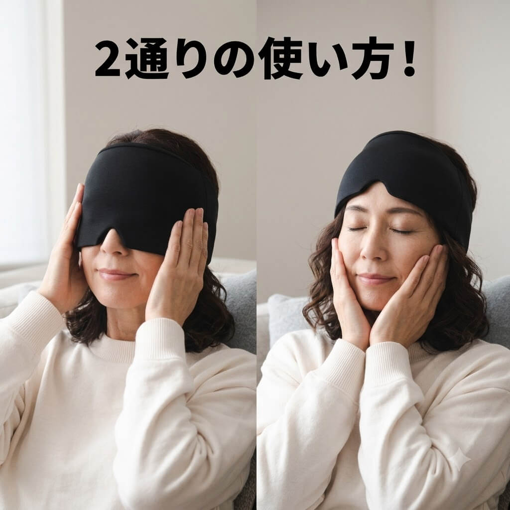 おつかれ頭に 温冷ケアキャップ