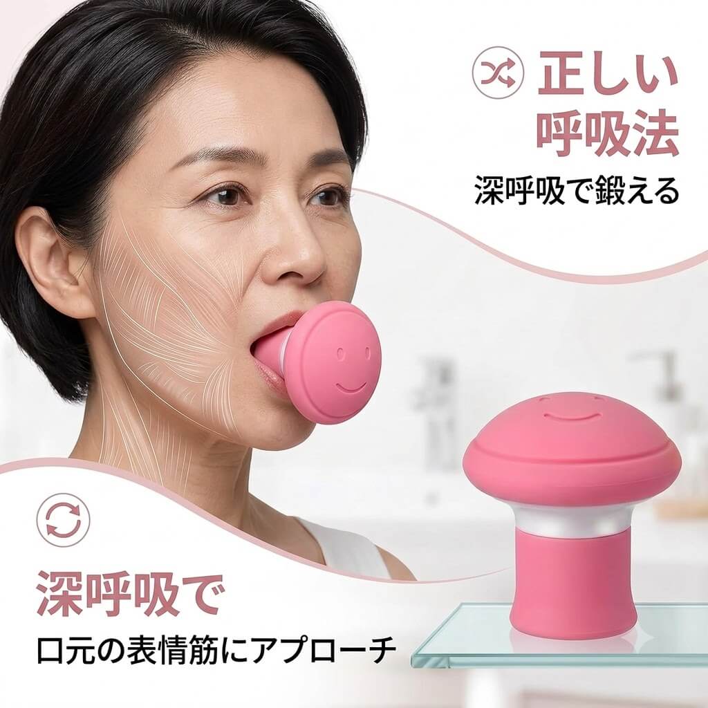 くわえて 表情筋トレーナー