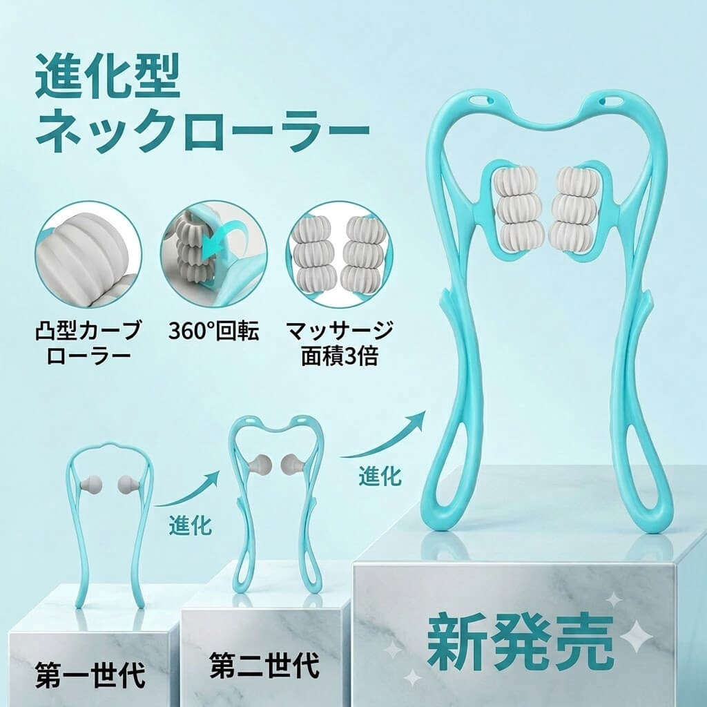 にぎってコロコロ 首もとローラー