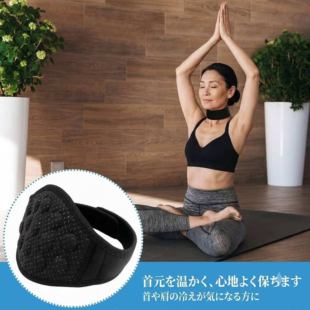 巻くだけ あったか首もとウォーマー