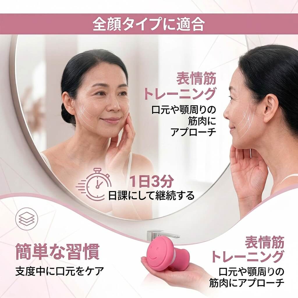 くわえて 表情筋トレーナー