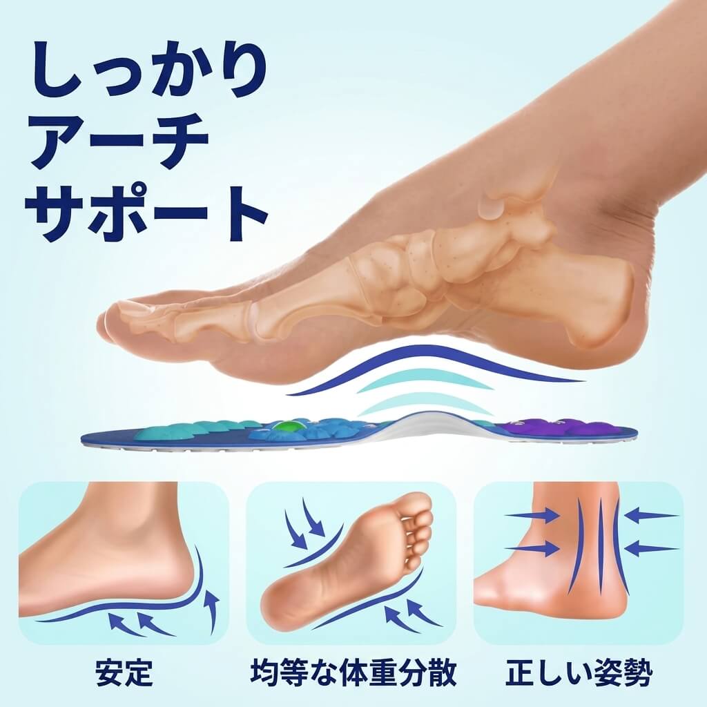 巡りの磁気インソール
