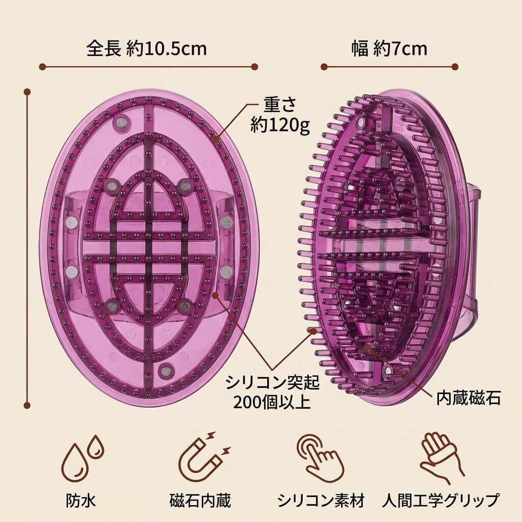 経絡マッサージブラシ