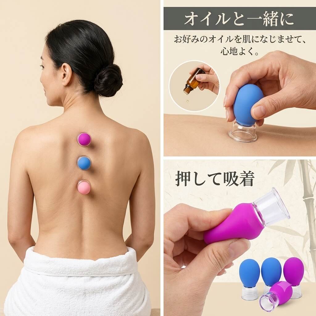 おうちカッピング 5点セット
