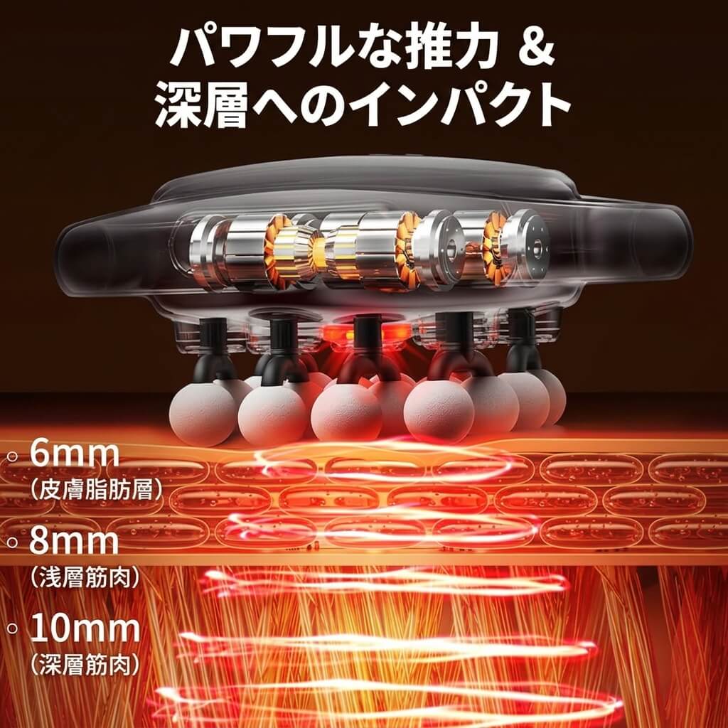 ぐぐっと 全身もみ玉マッサージャー