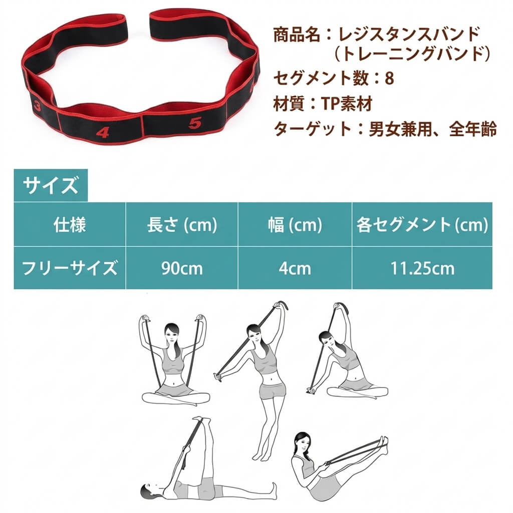 8段 脚トレバンド