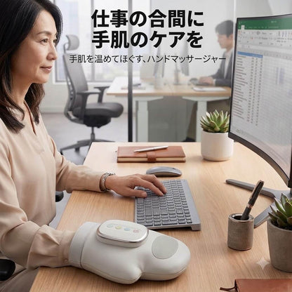 ぬくもりハンドマッサージャー