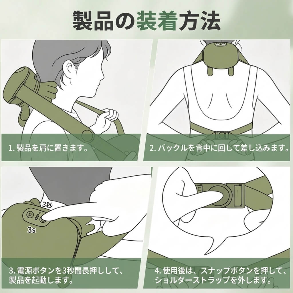 ぬくもりの手 全身もみマッサージャー
